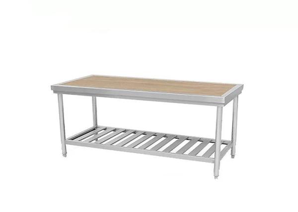 Buy cheap Customized Wood Surface 1050mm Stainless Steel Catering Equipment from wholesalers