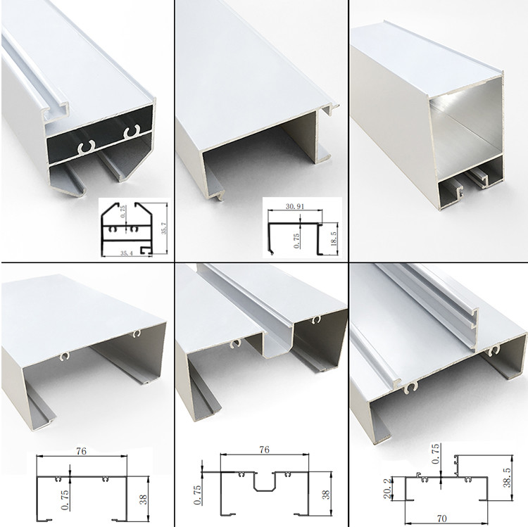 Electrophoresis Aluminum Window Channel Extrusion T6 Temper 1mm Thick