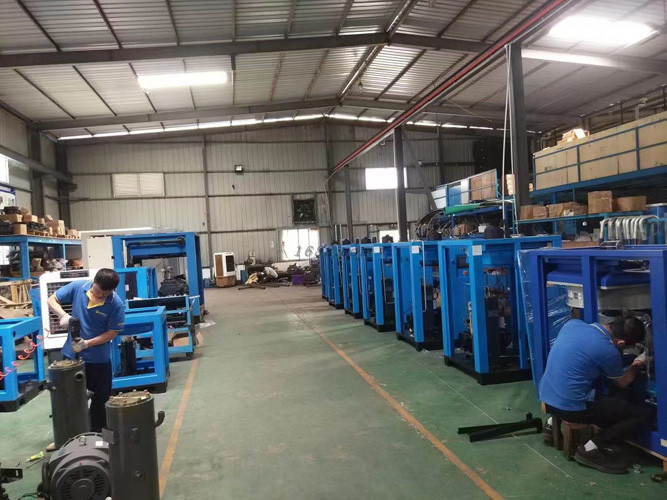Electric Oil-Lubricated Screw Type Air Compressor 100psi 116psi 145psi Silent 20HP 15Kw