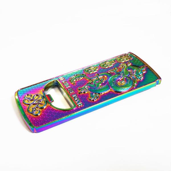 Buy cheap Diecast Zinc Alloy Military Metal Bottle Openers With 3D Design And Rainbow Finish from wholesalers