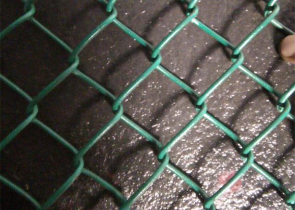 Buy cheap Lightweight Pvc Coated Chain Link Fence Mesh Green / Black / Blue Color from wholesalers
