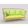 Buy cheap High Back Rope Waterproof Fabric Corner Sofa Garden Furniture from wholesalers