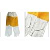 Buy cheap L - XL White Sheepskin Beekeeping Gloves With Yellow Soft Ventilated Sleeve from wholesalers