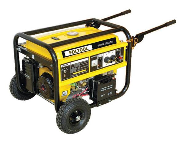 Buy cheap 4.0KVA Gasoline Generator with Handle & Wheels from wholesalers