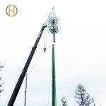 30M Q235 Telecommunication Post For Antenna Equipment