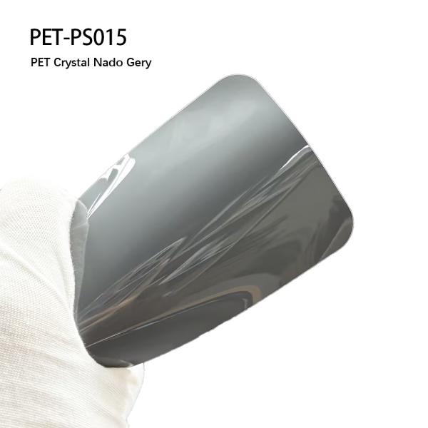 Buy cheap PET-PS015 PET Crystal Nado Gery Car Wrap Film 1.52 X 18m/Roll from wholesalers