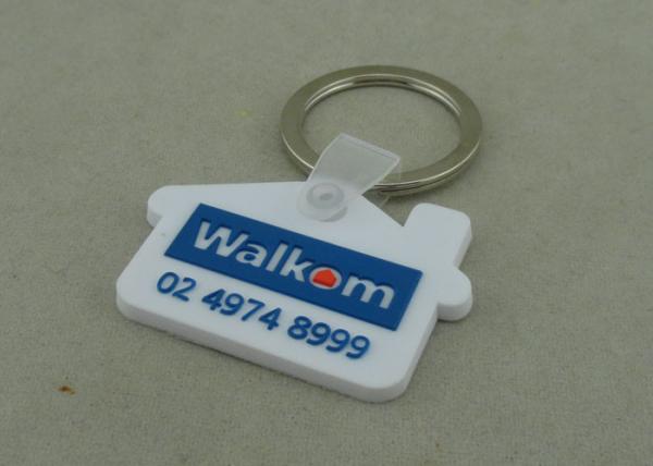 Buy cheap Medal Customizable PVC Keychain Printing Custom PVC Keyrings from wholesalers