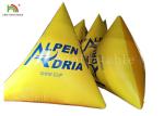 Yellow Color Water Sports Games 2*2*2 M Inflatable Floating Buoy