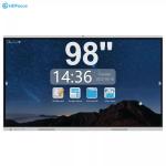 98 Inch 4K White Board Smart Whiteboard Interactive Black Silver