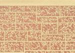 Eco Friendly 0.4mm Steel PU Sandwich Wall Panel Stone Pattern Width 380mm