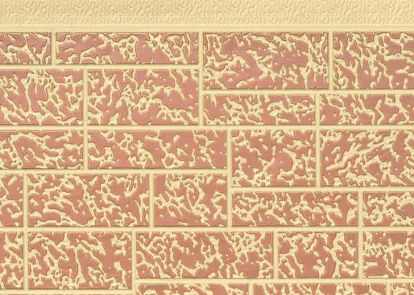 Buy cheap Eco Friendly 0.4mm Steel PU Sandwich Wall Panel Stone Pattern Width 380mm from wholesalers