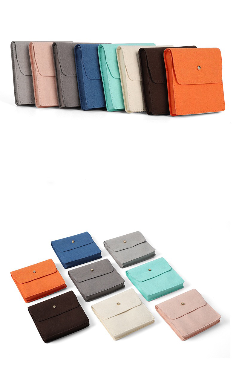 SF Magnet buckle Microfiber jewelry flannelette bag three-dimensional dust ring necklace bracelet storage bag Jewelry ba