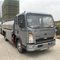 Buy cheap HOWO SINOTRUCK 8000 LITERS CARBON STEEL FUEL TANK TRUCK FUEL TANKER FUEL BOWSER product