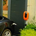 Indoor Outdoor Orange Wallbox EV Charger 22KW 32A Mobile Control