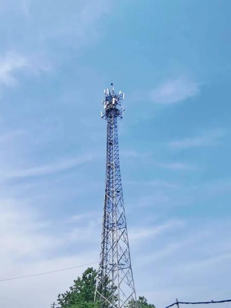 Buy cheap Four Legged Q345B Telecom Cell Towers Galvanized Steel Communication Tower from wholesalers