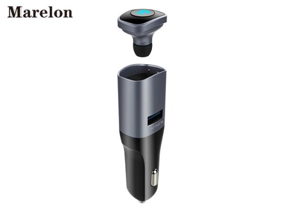 Buy cheap Two Way Plug Bluetooth USB Car Charger Handsfree Car Kit Bluetooth Headset from wholesalers