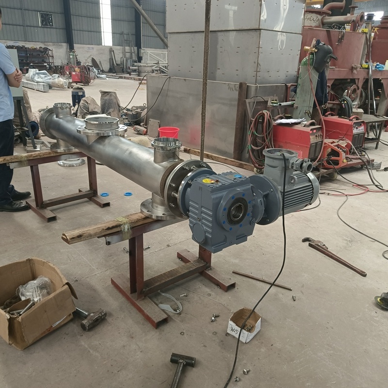 OEM Custom Auto Auger Screw Feeding Conveyor Machine Stainless Steel Screw Conveyor