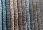 100% Polyester Linen look fabric for sofa upholstery fabric stock lots
