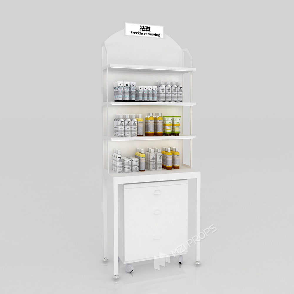 GDR10-TY-K04 Retail Store Display with Mirror and Convenient Charging for Beauty Counters