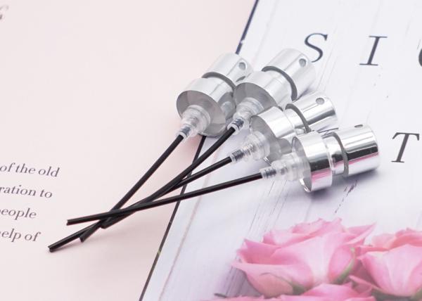 Buy cheap Aluminium Spray Pump Non Spill Silver Perfume Crimp Spray Pump Non Refillable from wholesalers