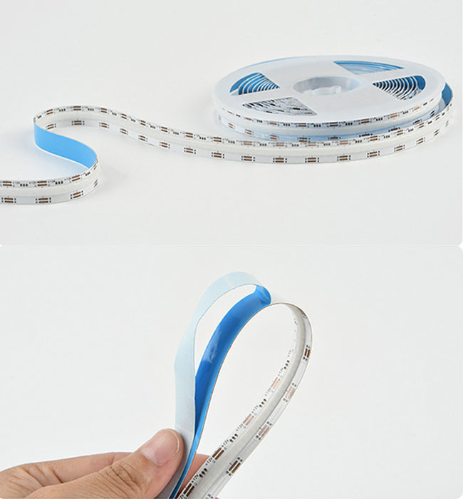Ce/rohs Certified Cob Light Strip 12v 576 Lamp Rgb Flexible Light Strip Luminous Flux 10000lm/m