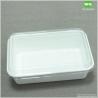 Buy cheap 650ml Bleached Sugarcane Lunch Box With PET Lid-Disposable Bagasse Take Away Food Box-Compostable Sugarcane Container from wholesalers