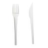 Buy cheap White Biodegradable Plastic Cutlery , Compostable Eco Friendly Disposable Cutlery from wholesalers