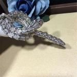 B Luxury jewelry factory high-qu Heavy diamond snake Necklace 18k gold white