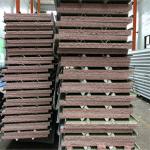 0.326mm corrugated steel sheet TPS sandwich roof panel for building roofing