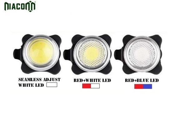 Buy cheap Rechargeable USB Bike Tail Light 20-80lm Brightness White / Red / Blue Light from wholesalers
