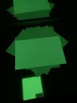 Buy cheap Coated Eco-solvent/UV printable 1x1.2m PVC photoluminescent rigid sheet panels 1.1mm glow in the dark sheets  4-12 hours for Emergency/Fire Extinguisher  Signs from wholesalers