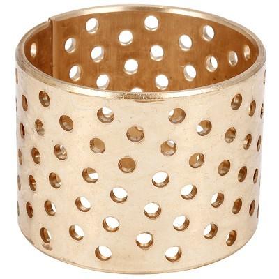 Buy cheap Perforated 60x65x50mm Bronze Plain Bearing Cusn8 Collar Bush from wholesalers