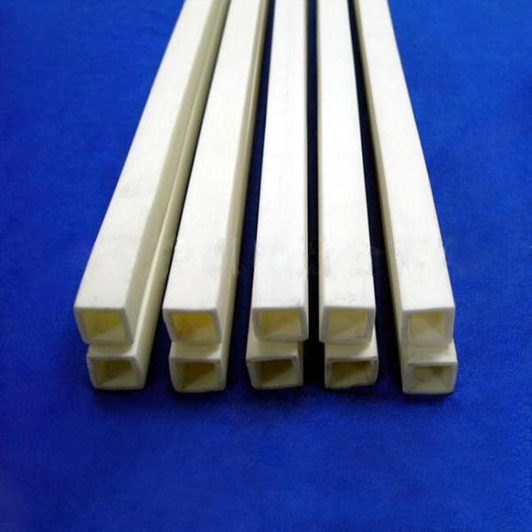Buy cheap 99% Alumina Based Ceramics , High Temp Thin Wall Ceramic Tube Suqare from wholesalers
