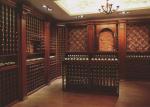 2M Solid Wood Storage Cabinet Wall Mounted Display Units For Living Room