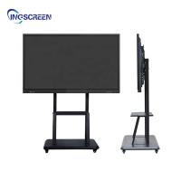Buy cheap 55 65 75 Inch Adjustable Interactive Whiteboard Stand Metal Floor Mobile Stand product
