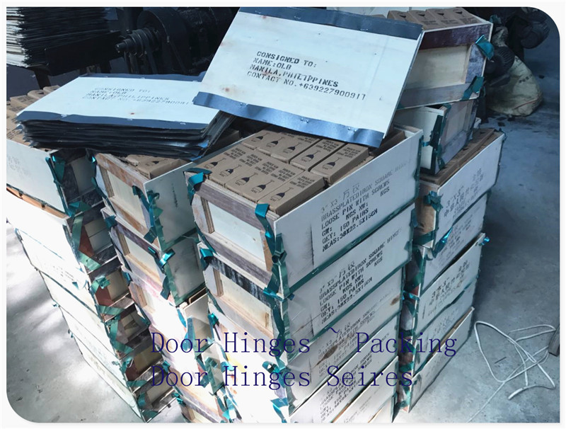 Square Type 4 Inch Solid Brass Door Hinges Bb Print Loose Pin Easy Installation