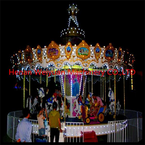 Buy cheap 16 seats kids ride commercial grade mechanical horse Carousel from wholesalers