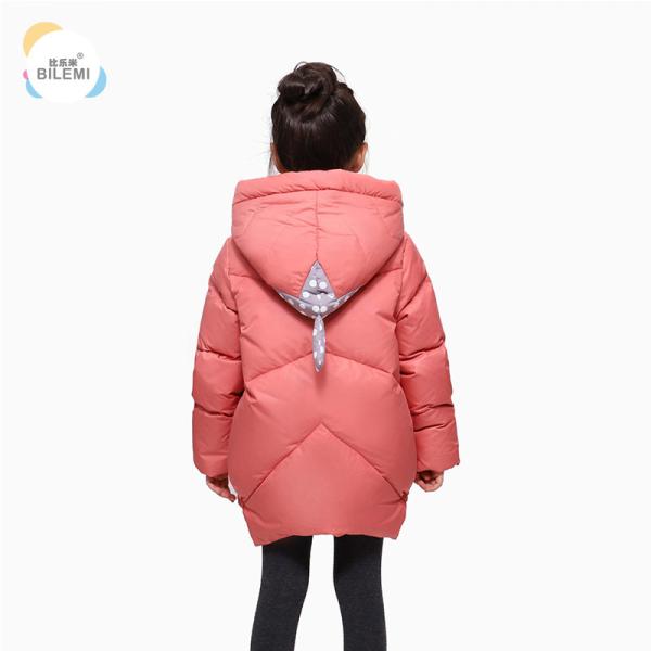Buy cheap Fashion Winter Pink Hooded Cute Children Duck Down Filled Jacket Warmest 3T 4T Kids Girls Coat from wholesalers