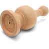 Buy cheap Unfinished Wood Finials Decorative, for Bed Post Finial, Curtain Rod Finials, Flagpole Topper, and Crafts from wholesalers