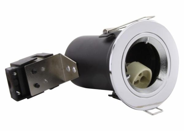 Buy cheap Fixed Recessed Fire Rated Downlight - GU10 LED Spotlights - White Nickel Chrome from wholesalers