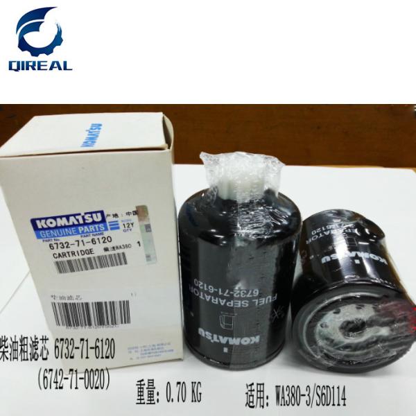 Buy cheap 6732716120 6732-71-6120 Fuel Water Separator For WA380-3 / S6D114 from wholesalers