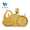 Buy cheap PVC Free Dishwasher Safe Silicone Baby Bowl Laser Logo from wholesalers