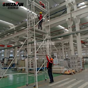 Buy cheap Easy Install Mobile Aluminum Scaffolding Tower 3m 12m Height from wholesalers