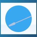 HUACHENYANG Specimen Collection Swab Flocked Nasal Swab For Clinical Laboratorie