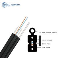 Buy cheap GJYXCH GJYXFCH FTTH Drop Fiber Optic Cable , flat fiber Drop Cable 1 Core product