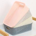 Buy cheap Impact Resistant Sustainable Woven Plastic Storage Basket For Bathroom Kitchen from wholesalers