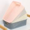 Buy cheap Impact Resistant Sustainable Woven Plastic Storage Basket For Bathroom Kitchen from wholesalers