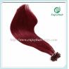 Buy cheap Nail U-Tip Hair 10"-28" 100s/pack 530# color Straight Human Hair malaysian hair extension from wholesalers