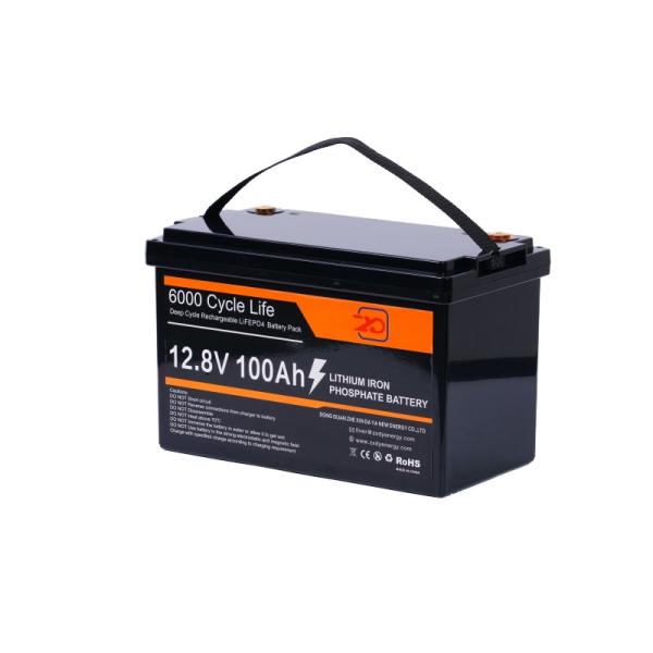 Buy cheap High Energy Density LiFePO4 Lithium Battery 12.8V 100Ah With 6000 Times Cycle from wholesalers