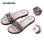 Summer Glitter PVC Jelly Slippers Womens Slide Sandal